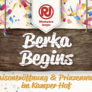 Berka begins!